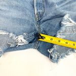 Levi's  501 Button Fly Cut Off Shorts Distressed Denim Photo 9