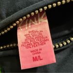 Victoria's Secret New Vtg  PINK Puffer Vest Navy Green Crest Unicorn Graphic‎ M/L Photo 5