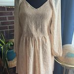 Boutique long sleeve midi dress Tan Size L Photo 0