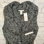 Vertigo Paris  Sweater Cardigan Vest Belted Wool Mohair Blend New NWT Medium Photo 3