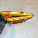 Rachel Pally  Floral Orange and Yellow Reversible Clutch EUC Photo 8