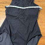 ANDIE Black  Ribbed The Malibu One Piece Long Torso In Large Tall  Photo 5