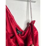 Lulus NEW  One Shoulder Satin Dress Red Size Small Photo 3