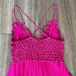 Free People  One Adella Lace Slip Mini Dress Rose Hypnotic Hot Pink Fuchsia XS Photo 13
