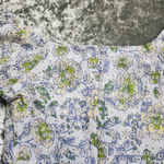 7 For All Mankind  Green Floral Eyelet Peasant Dress Size: S Photo 8