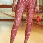 Anthropologie Floral Contrast Leggings, Size M Photo 1