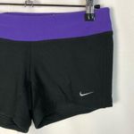 Nike Filament Boyshort Black & Purple Running Athletic Shorts S Photo 2