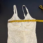 Bali  Cream Sheer Lace Unpadded One Piece Lingerie Bodysuit Women's Size 36C Photo 11