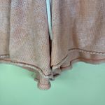 Free People Summertime Blues Knit Coral Shorts Stretch Size Small Travel Resort Photo 3