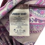 Lands' End Women's Sz 18 Swim Tankini Top Purple Paisley Beach Pool Plus Size Photo 7