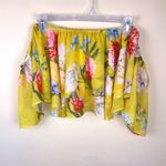 Yumi Kim  Women’s Floral Print Tiered Cropped Tube Top with Flutter Sleeves Photo 3