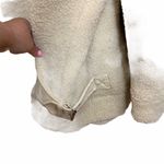 Loft Faux Shearling Aviator Cream Coat NWOT Photo 2