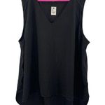 Lane Bryant Tank Top Women's Size 28 Curvy Plus Black Business Casual Evening Photo 0