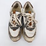 Madewell Kickoff Trainer Sneakers in Leather and Spot Mix Calf Hair 9.5 Photo 2