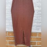 ALIX NYC Shiloh Halter Dress in Iridescent Copper medium Brown Photo 10