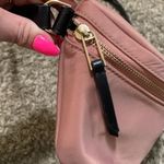 Kate Spade  Dawn Nylon Pink Belt Bag Waist Fanny Pack rose color black gold trim Photo 2