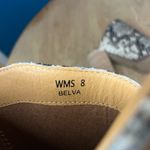 DV Dolce Vita Snakeskin Animal Print Slip On Block Heel Mules Women's Size 8 Gray Photo 11