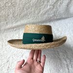 Vintage Summer Rules by Firethorn Straw Hat Bow Grenelefe Golf Tennis Resort FL Tan Photo 9
