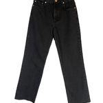 ASOS Black Cotton Blend Raw Hem Skinny Denim Jeans Women SZ 26 Photo 0