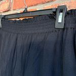 Calvin Klein womens gauzy wide leg pull on pants lagenlook boho black XL Photo 2