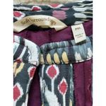 Soft Surroundings Jacket MP Petite Quilted Boheme Voile Peplum Open Sequined Photo 3