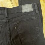Levi's Levi 711 Black Destructed Skinny Jeans Photo 8