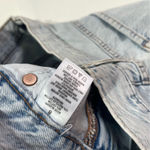 Aeropostale Aero 90's Baggy Women 8 Distress Light Wash Denim Jeans Photo 7