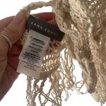 Sans Souci Sans Souci Women's Size Medium Cream Coastal Crochet Halter Top Photo 6