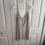 Brandy Melville v neck floral spaghetti strap mini dress size OS Photo 2