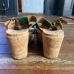 Kork-Ease ANDI Slip-on Platform Green Leather Wedge Sandals - Sz 9 ๐งก๐ Photo 5
