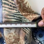 Y2K Keren Hart Medium Colorful Abstract Print Blazer Jacket Wearable Art‎ Funky Blue Photo 5