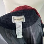 American Vintage Vtg 90s Grandma Cottage Cheetah Floral Patchwork Button Collared Sweater Medium Photo 6