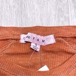 Crave fame Rust Waffle Knit Tee Photo 1