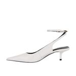 Steve Madden  Rizzie Low Heels in White 8 With Box Womens Pumps Photo 3