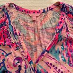 Lilly Pulitzer XL Essie Sleeveless Top in Colony Coral Shell Out Photo 2