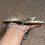 Badgley Mischka  Cara‎ II Crystal Embellished Flat Sandal Rhinestone Bling 7 Photo 6