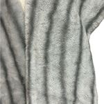 Vintage Faux Fur Stole Cream Gray 1960’s Winter Formal Cocktail Dress Photo 2