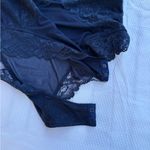 Cider  Navy Lace Top Photo 6