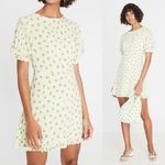 Faithfull the Brand Florence Mini Dress Luda Floral Print Lime Photo 0