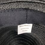 Black Summer Hat With Colored Fringe. Photo 3