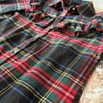 Blue Rain Ruffle Plaid Shirt Dress Size S Photo 9