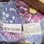 Bobbie Brooks Blouse Short Sleeve Womens 22W /24W Floral Vintage Shirt Blue Photo 8
