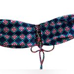 Vera Bradley | Strapless Bandeau Reversible Bikini Top Lace Up Paisley Daisy S Photo 4