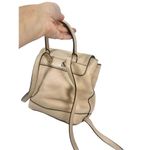 Tory Burch Kira pink backpack with gold twist clasp- shows wear on clasp but sti Photo 3