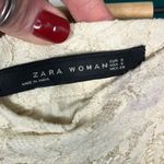 ZARA  ivory lace beaded, pencil skirt, size small Photo 2