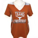 NWOT Small Texas Longhorns Ladies’ Crisscross Strappy Jersey Top Orange Photo 0