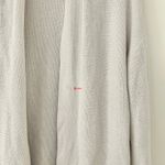 Lululemon Merino Wool-Blend Ribbed Long Wrap Sweater in White Opal Size 6 Photo 10