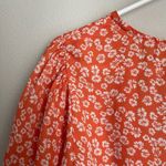 Urban Outfitters Taylor Floral Orange Tie Front Romper (XS) Photo 8
