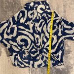 Cider  Navy and White Button Down Shirt Photo 5