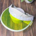 Lululemon Translucent Visor NWT Adjustable One Size (Green White) Photo 2